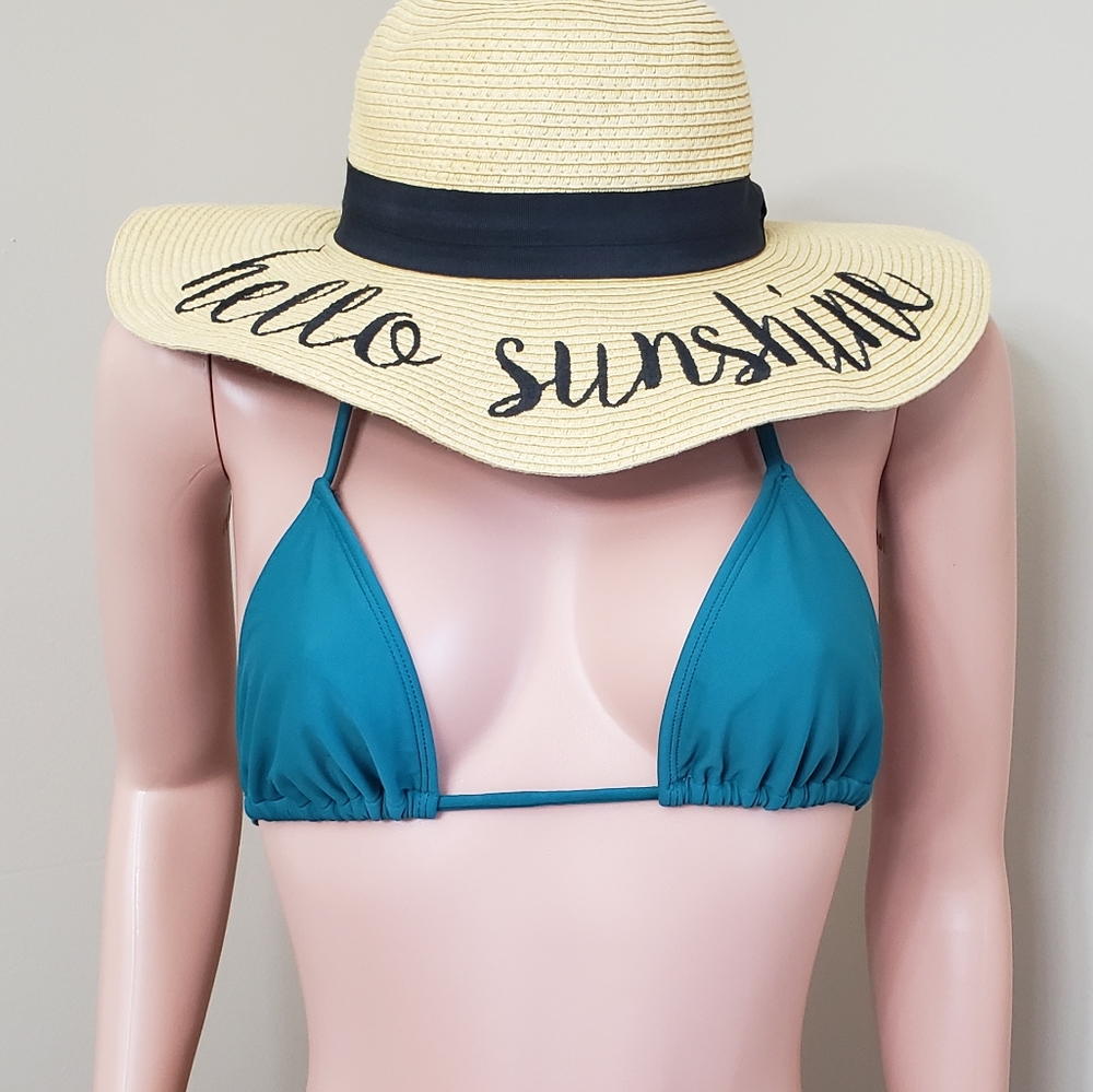 F21 • Teal Bikini Top Size S